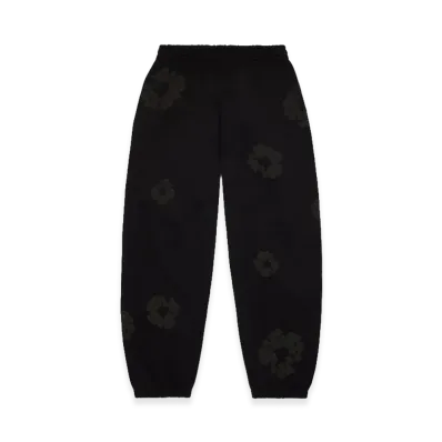 DENIM TEARS Mono Cotton Wreath Sweatpants "Black"