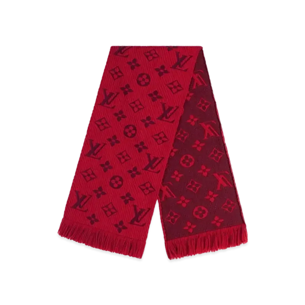 Louis Vuitton Logomania Scarf  ”Ruby”