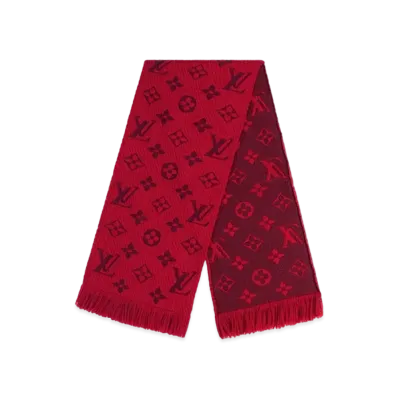 Louis Vuitton Logomania Scarf ”Ruby”
