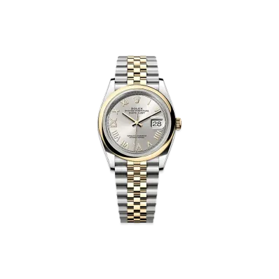 ROLEX Datejust 36 Oystersteel & Yellow Gold "Silver"