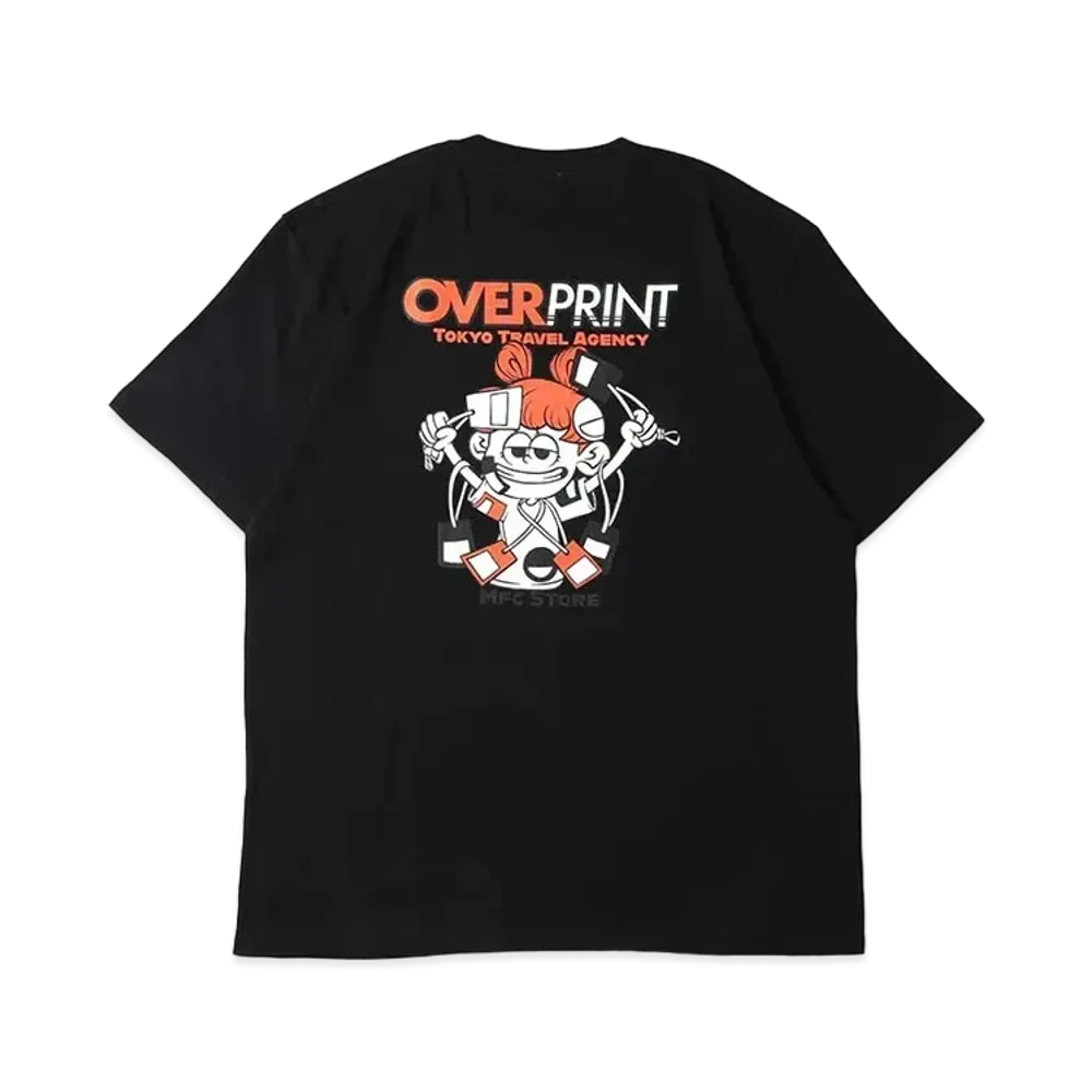 MFC STORE x over print Tokyo Agency Tee "Black"