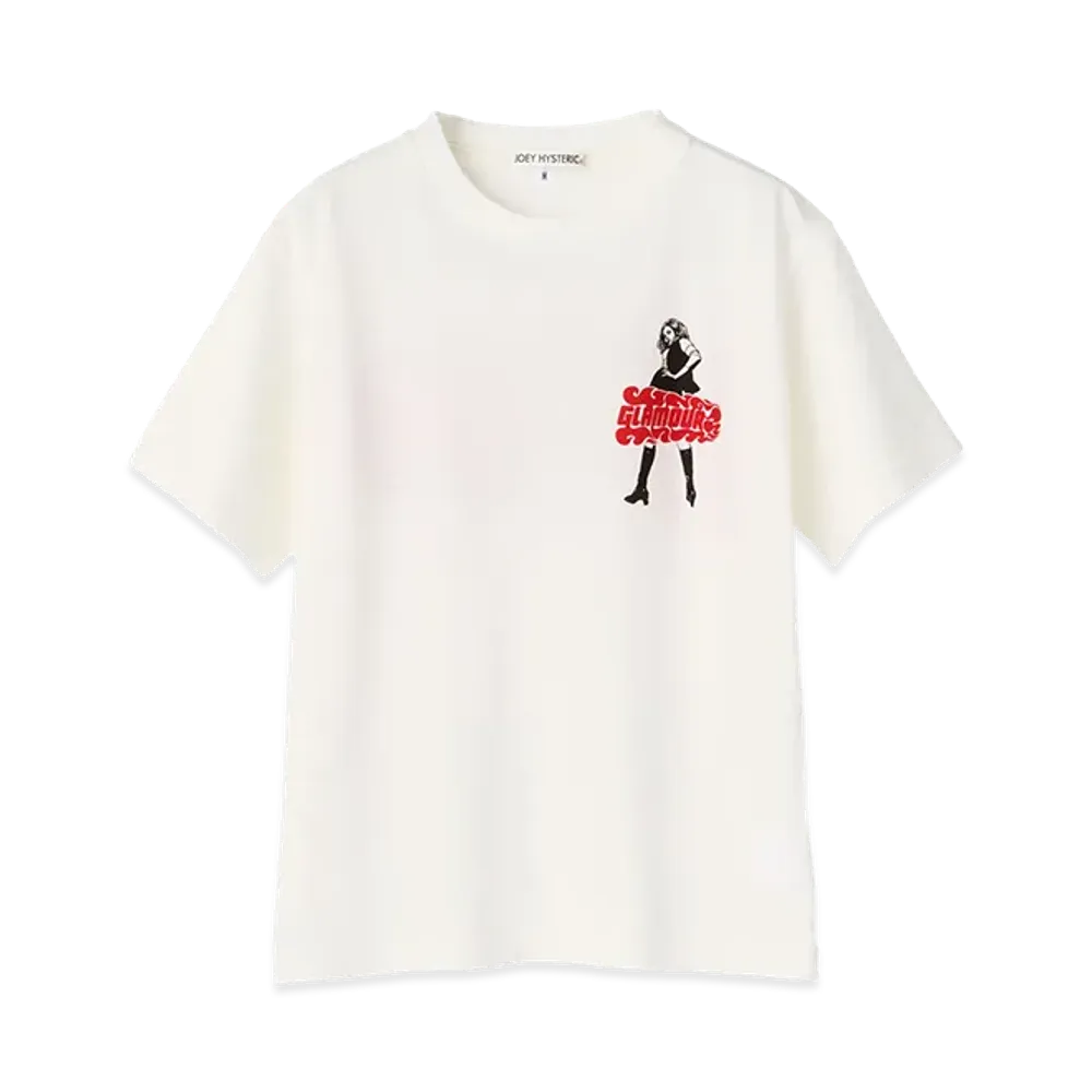 HYSTERIC GLAMOUR Kids Vixen Girl Tee "White"