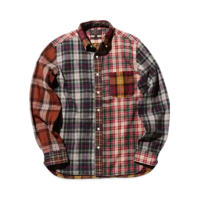 BEAMS B.D. Check Panel "Mustard"