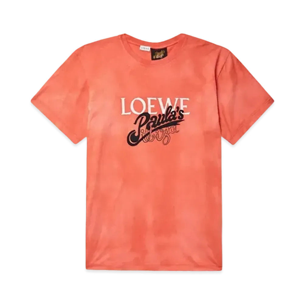 LOEWE Paula's Ibiza Tie-Dye Tee "Burnt Orange"