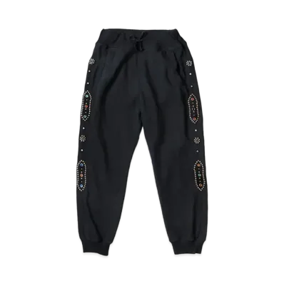 KAPITAL BACK HAIR SWEAT RIB PANTS (STUDY REMAKE) "Black"