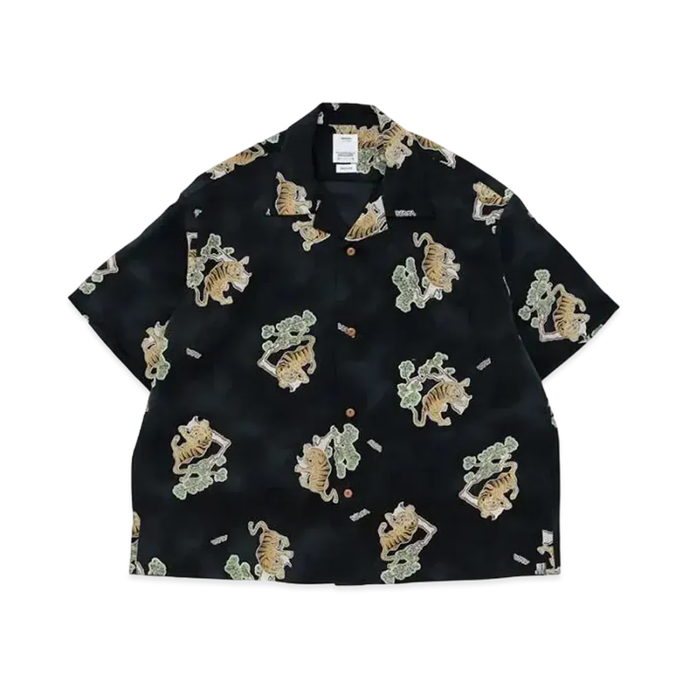 visvim Copa Shirt S/S Tora (Silk) "Black"