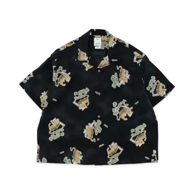visvim Copa Shirt S/S Tora (Silk) "Black"