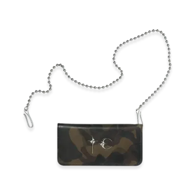 THUG CLUB Chopper Camo Long Wallet "Dark Camo"