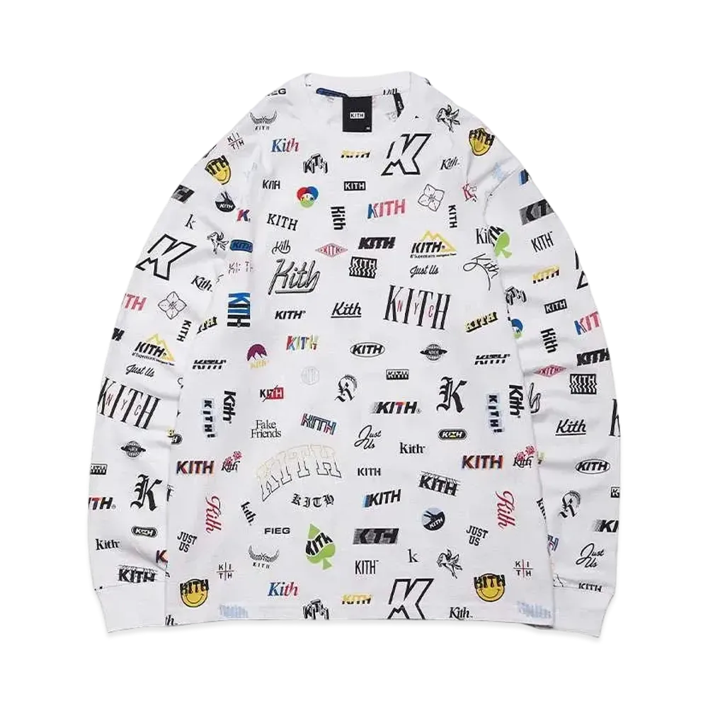 Kith Novel L/S Tee "White" KHM030046