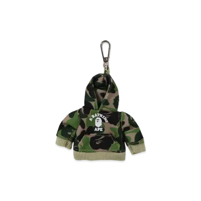 A BATHING APE ABC Camo Pullover Hoodie Key Chain "Green"