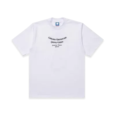 UNDEFEATED x Chelsea Drugstore x Gente Unida S/S Tee #1 "White"