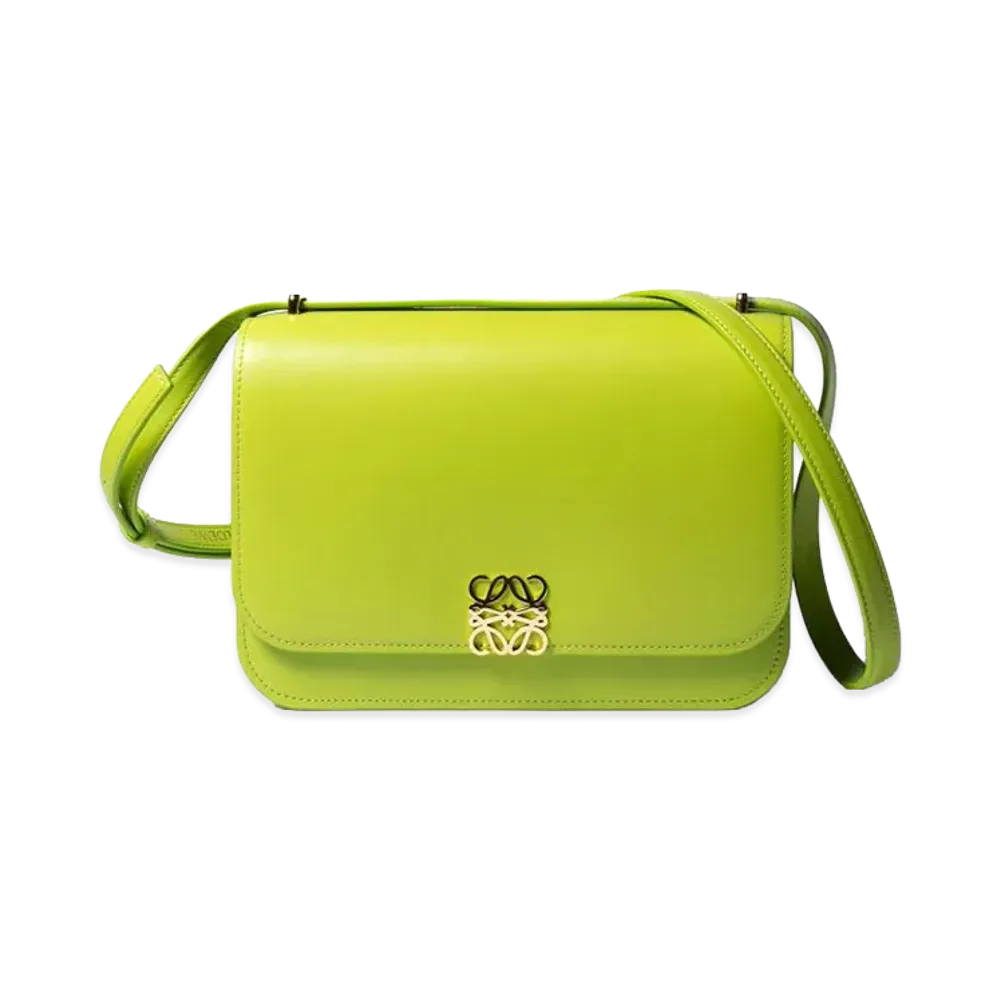 LOEWE Mini Goya Bag "Green Bean"