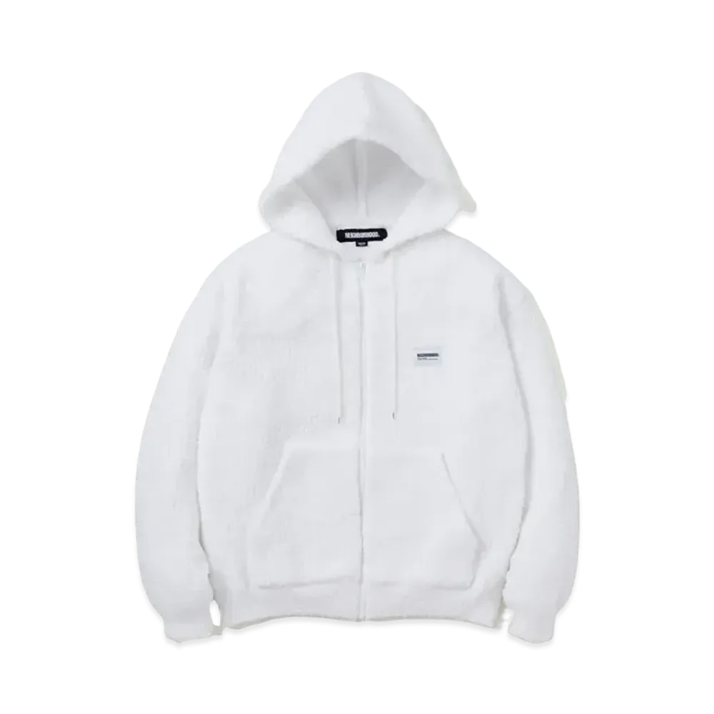 NEIGHBORHOOD Fluffy Zip Up Parka "White"