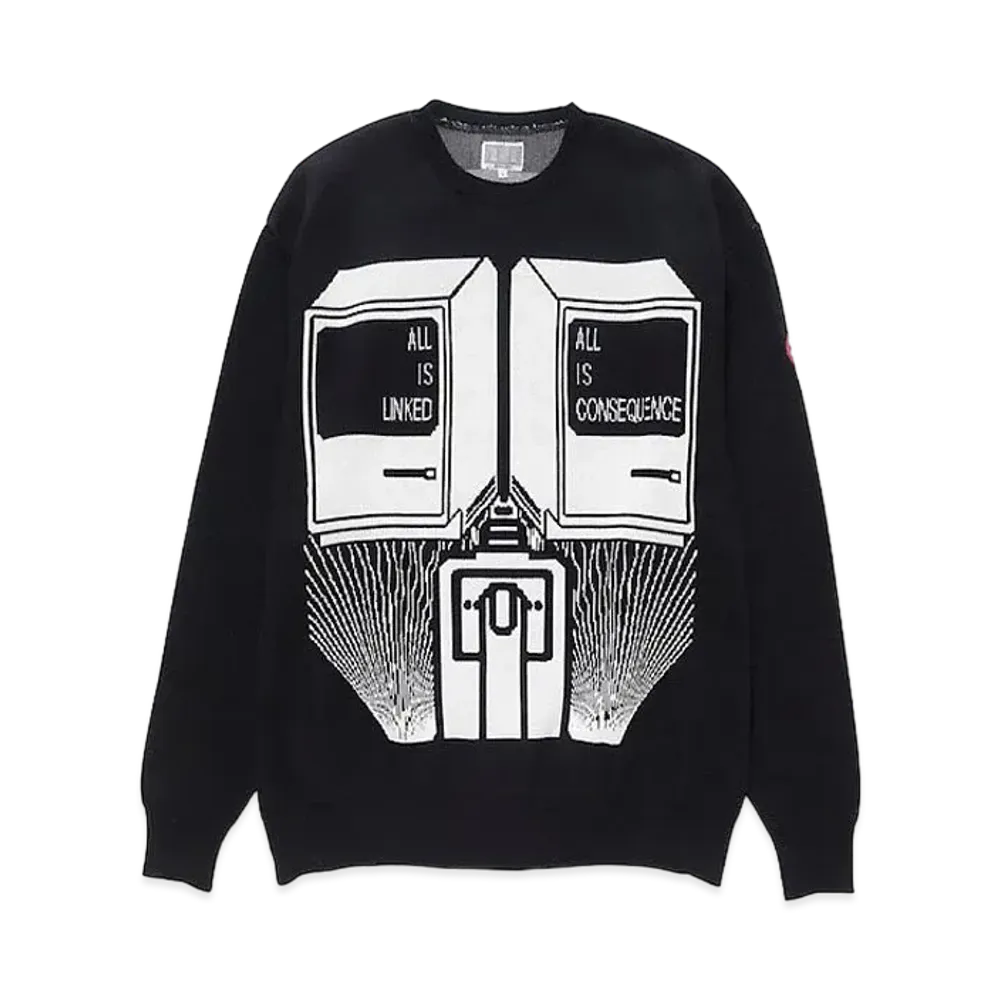 Cav Empt (C.E) MD LINKED KNIT "Black"