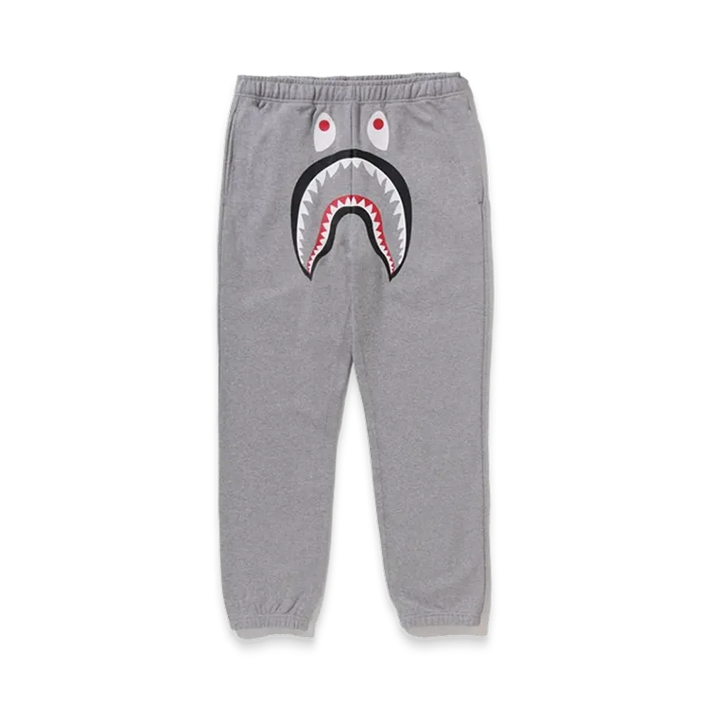 A BATHING APE Shark Sweat Pants "Glay"