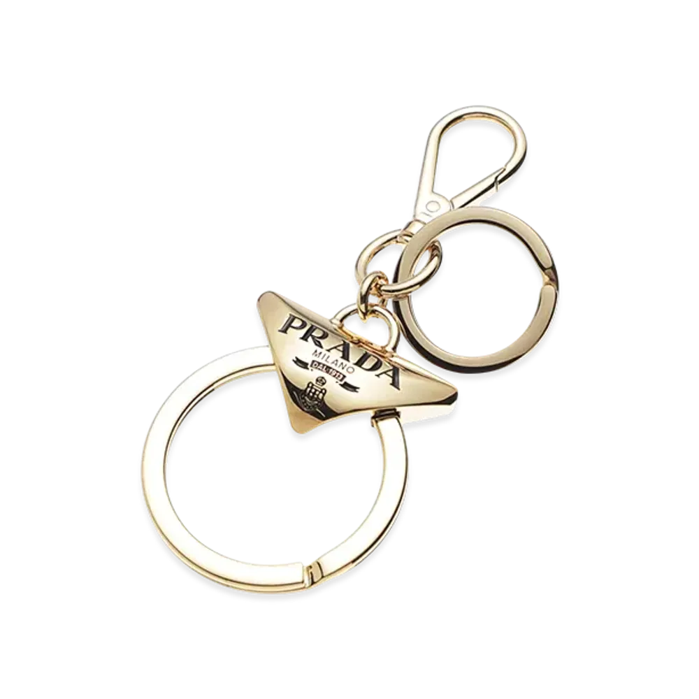 PRADA Key Ring "Oro/Nero"