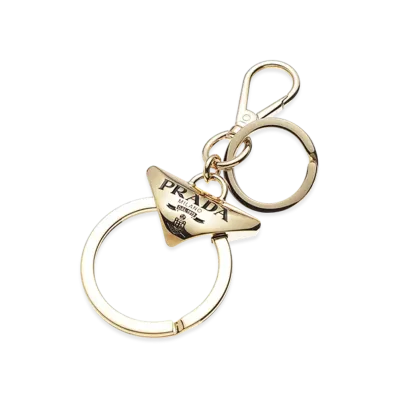 PRADA Key Ring "Oro/Nero"