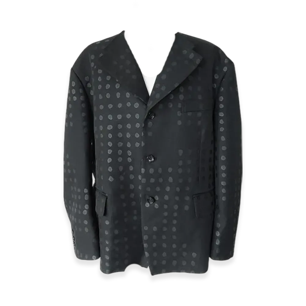 BLACK COMME des GARCONS x Filip Pagowski Polyester Twill Print B "Black"