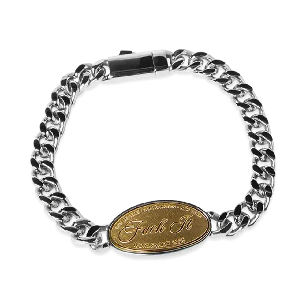 HUF Summer 25 Fuck It Bracelet "Silver"