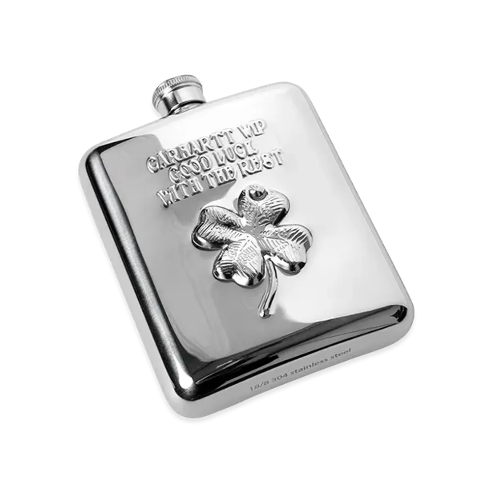 Carhartt WIP Clover Flask "Silver"