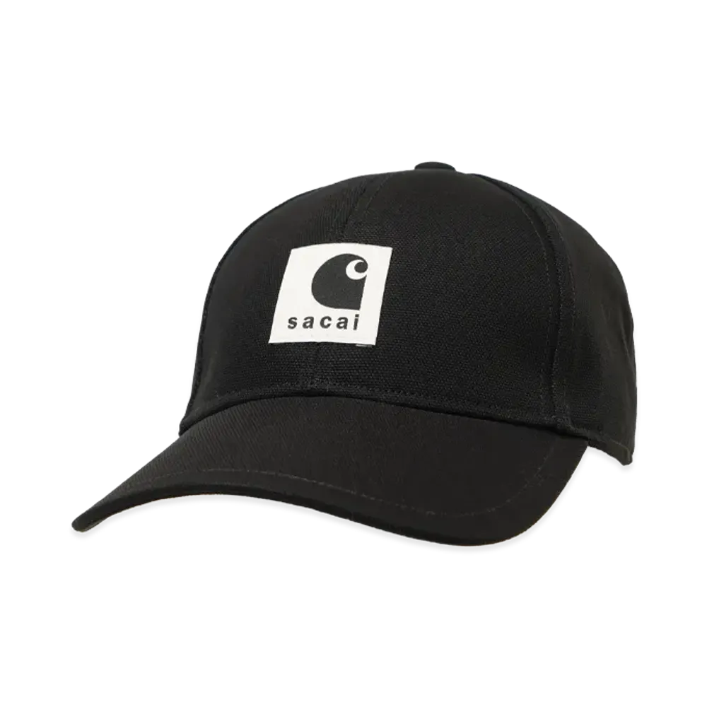 sacai x Carhartt WIP Duck Cap "Black"
