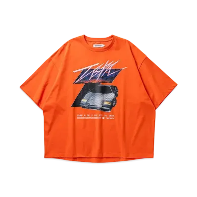 TIGHTBOOTH Initial T T-Shirt "Orange"