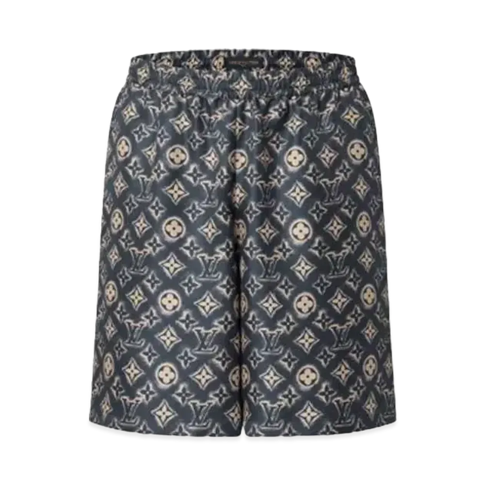 Louis Vuitton Monogram Silk Short "Petrole"