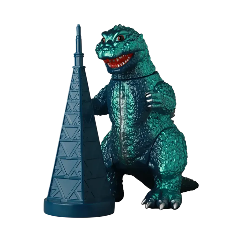 MEDICOM TOY / Anrakuansaku "GODZILLA VINYL WARS EX" Godzilla (1954) 3Rd Model Guignol Version Tv Tower Attack Version (2Nd Series)