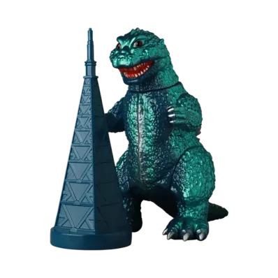 MEDICOM TOY / Anrakuansaku "GODZILLA VINYL WARS EX" Godzilla (1954) 3Rd Model Guignol Version Tv Tower Attack Version (2Nd Series)