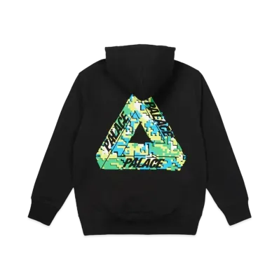 PALACE TRI-DIGI HOOD "Black"