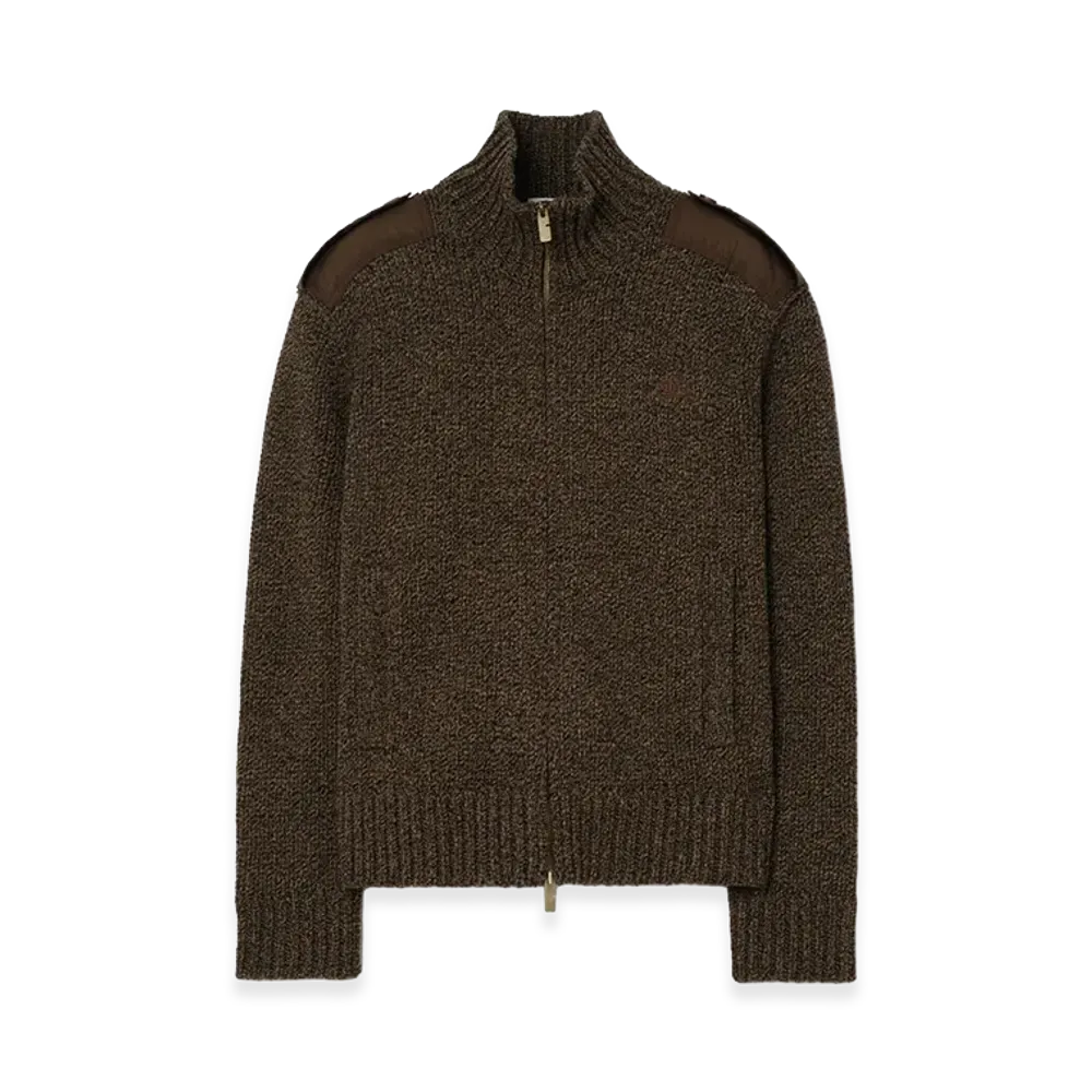 Burberry Wool Cashmere Jacket "Juniper Green"