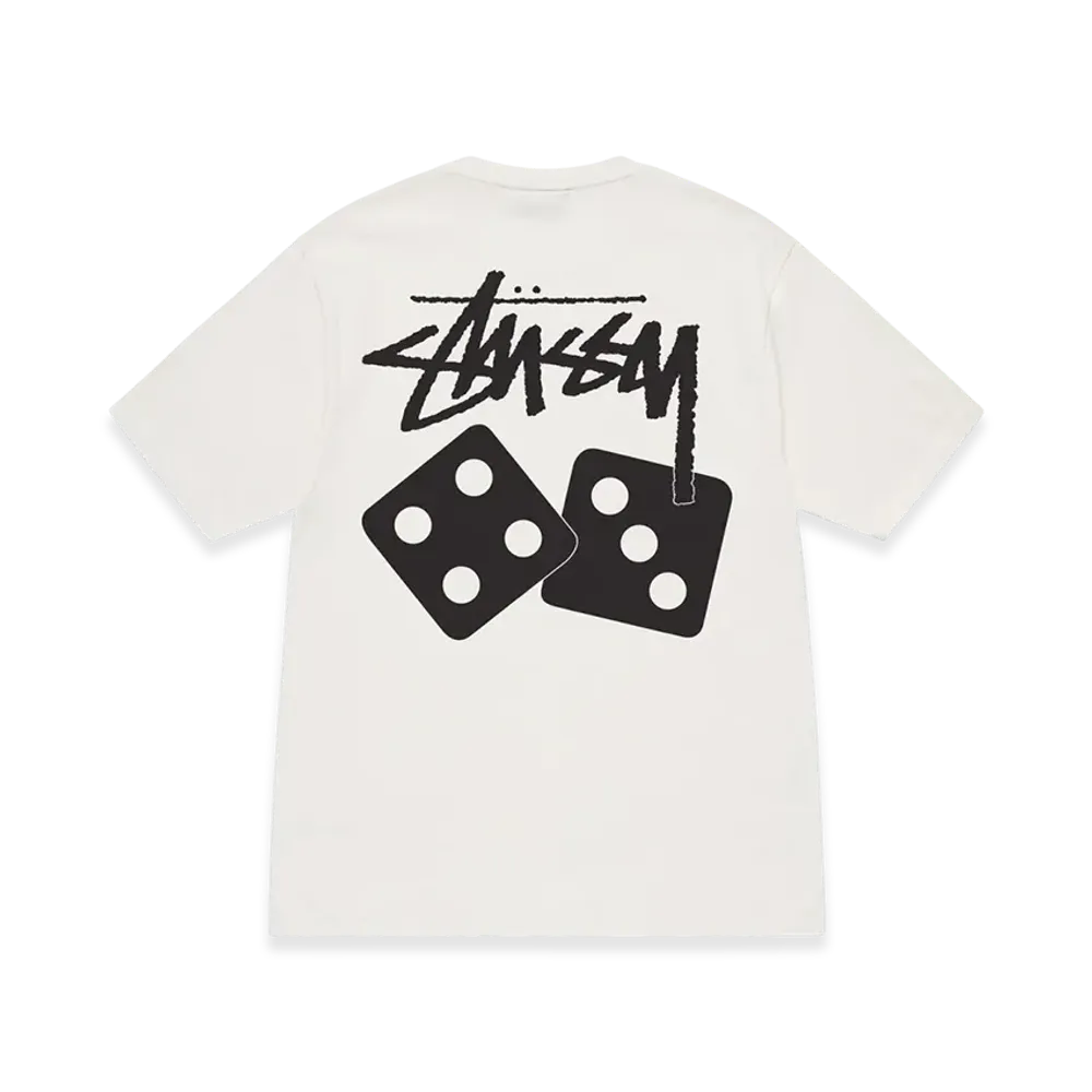 Stussy Dice Pigment Dyed Tee "Natural"