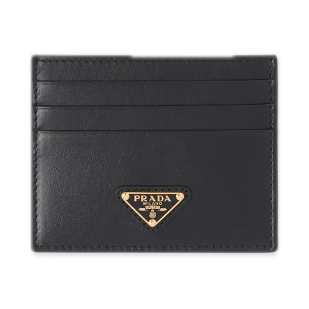 PRADA Leather Card Case "Black"