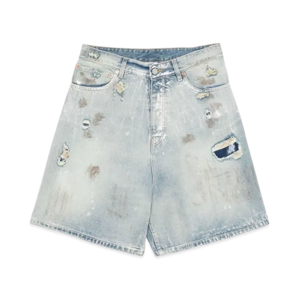 VETEMENTS Trashed Shorts "Black"