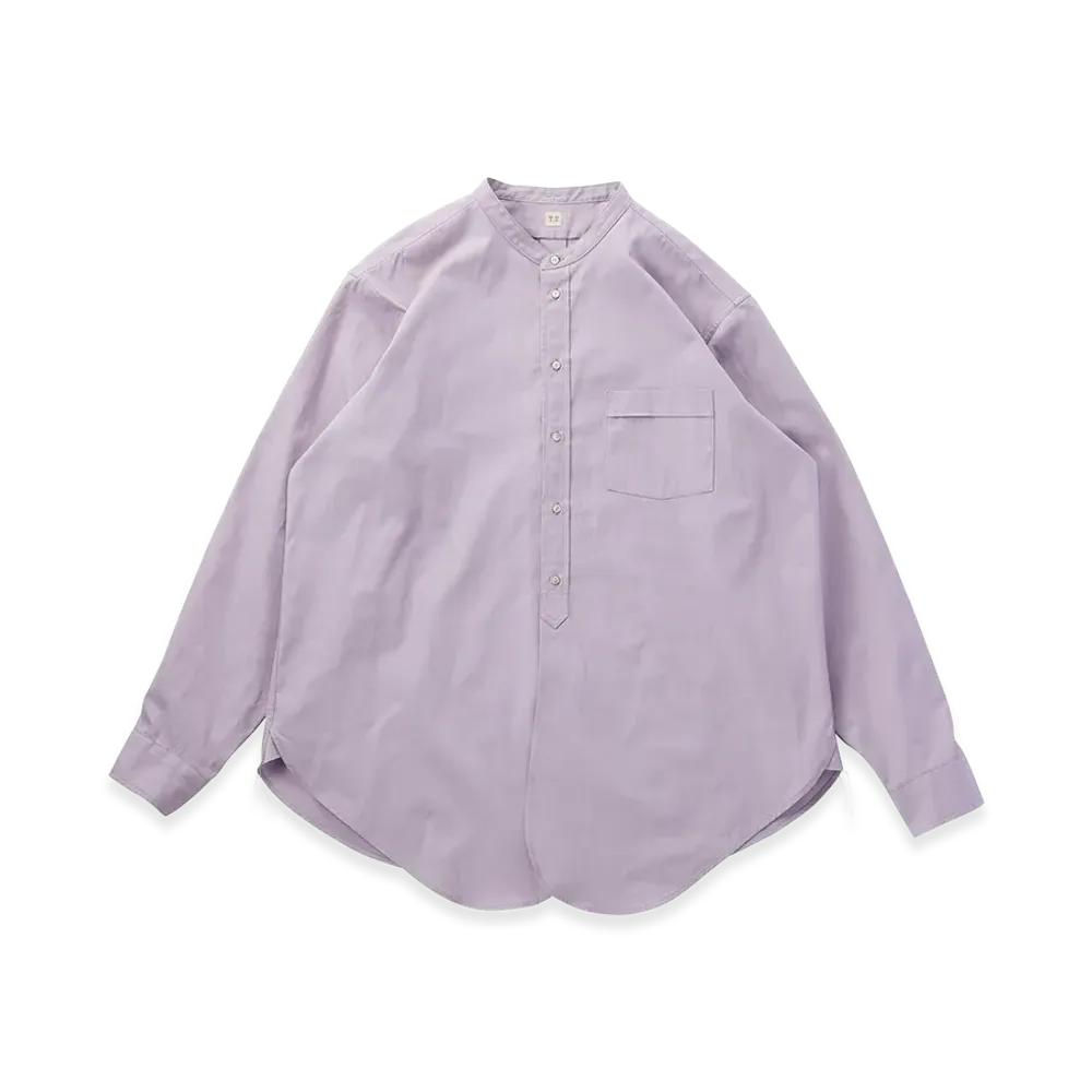 T.T Taiga Takahashi LOT.104 Band Collar Shirt "Lavender"