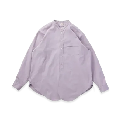 T.T Taiga Takahashi LOT.104 Band Collar Shirt "Lavender"