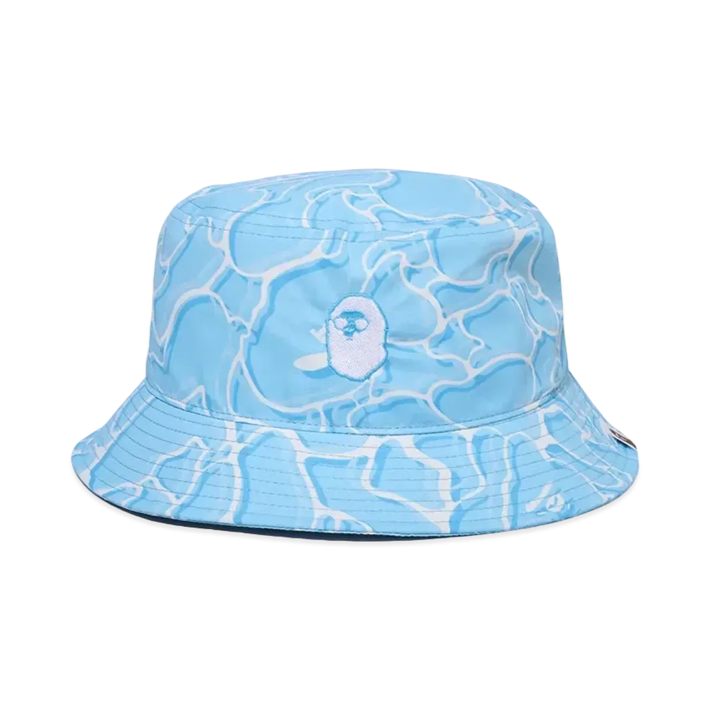 A BATHING APE ABC Sea Surface Camo Bucket Hat "Blue"