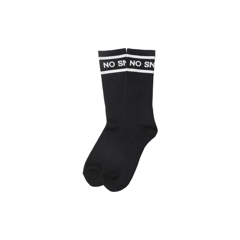 NO COFFEE \ NO SNEAKER SOCKS "BLACK"