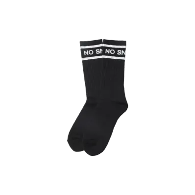 NO COFFEE \ NO SNEAKER SOCKS "BLACK"