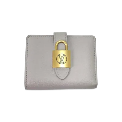 Louis Vuitton Portefeuille Locky Compact "Light Gray"