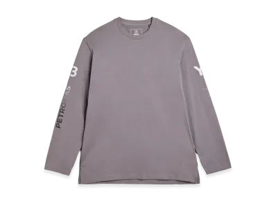 Y-3 x Mercedes AMG Petronas Formula 1 Team Chaos Logo Long Sleeve Tee "Grey"