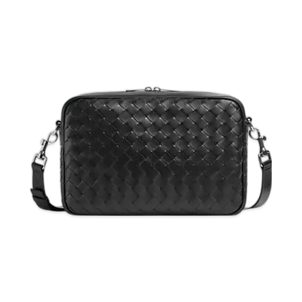 Bottega Veneta Intrecciato Camera Bag "Black"