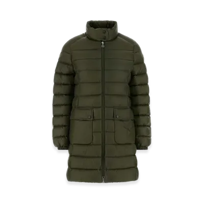 MONCLER Women's Nylon Genet Down Jacket "Olive Green"