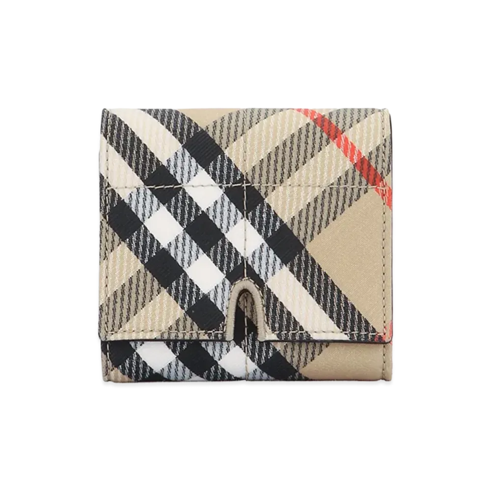 Burberry Women's LS Snip Compact Wallet CJ1 "Beige"