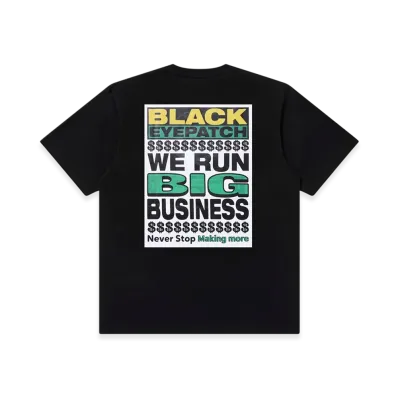 BlackEyePatch Small Og Big Business Tee "Black"