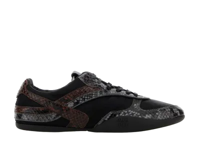 MIU MIU Women's Gymnasium Sneaker Python Print "Black"