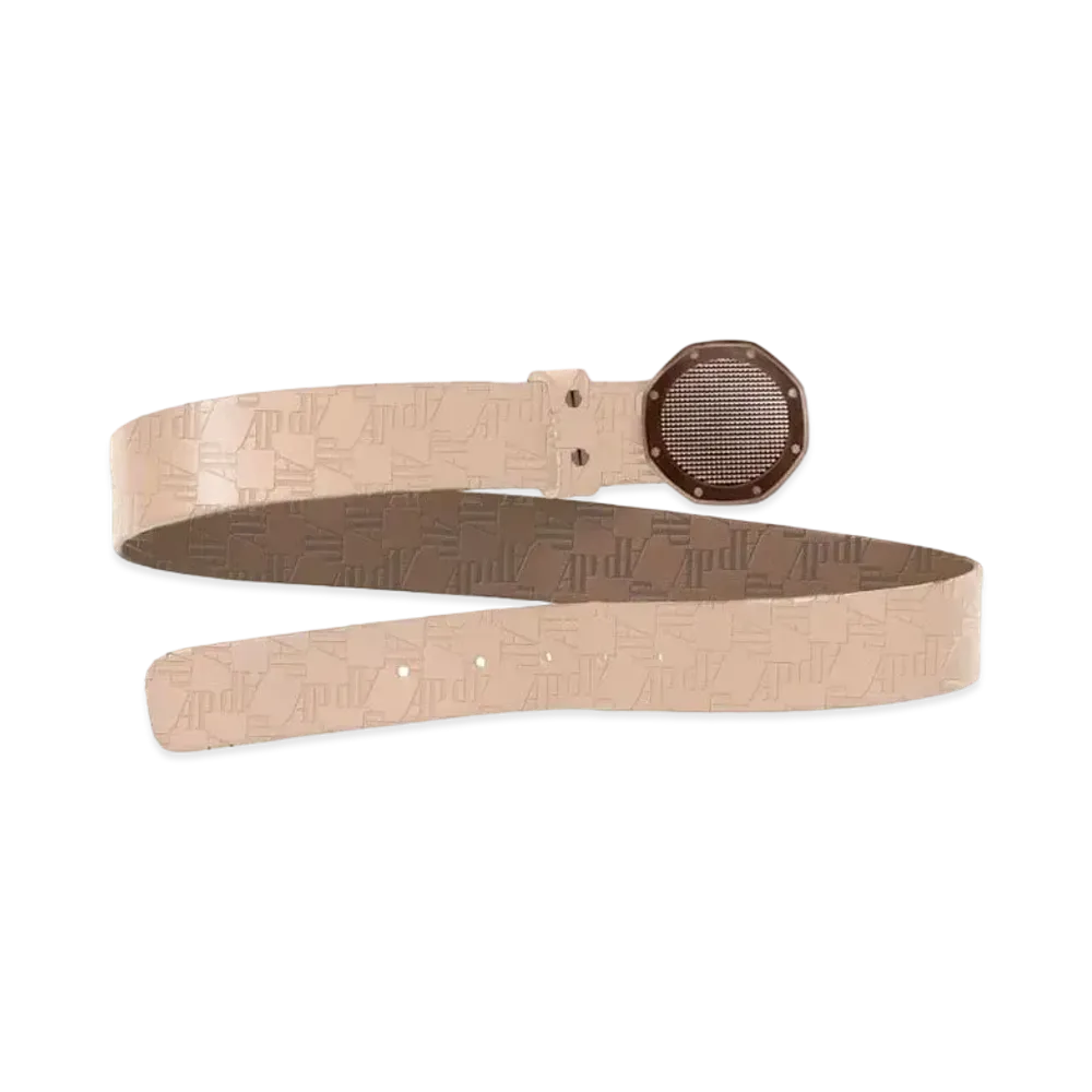 Travis Scott Cactus Jack x AP Allover Logo Belt "Ivory"