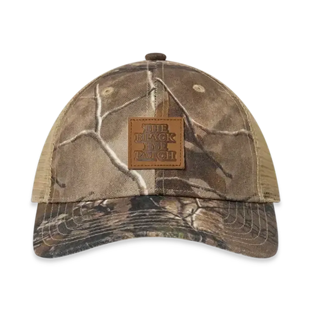BlackEyePatch Leather Patched Real Tree Mesh Cap "Tree"