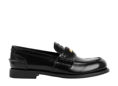 MIU MIU Women's Penny Loafers "Black"