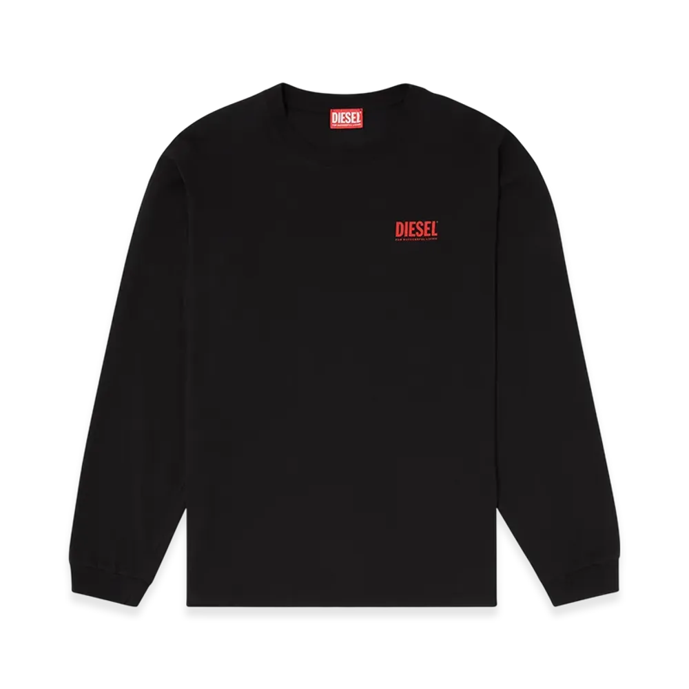 Diesel T-Boxt-Ls-Bisk Long Sleeve T-Shirt "Black"